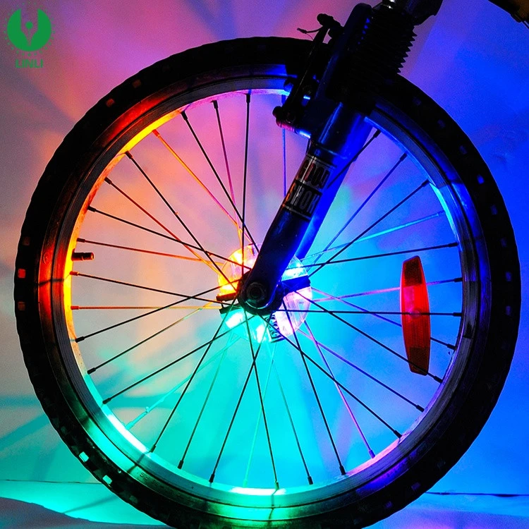 Multicolor Sport Outdoor Bike Accessories LED Bicycle Wheel Light,Cycling Light
