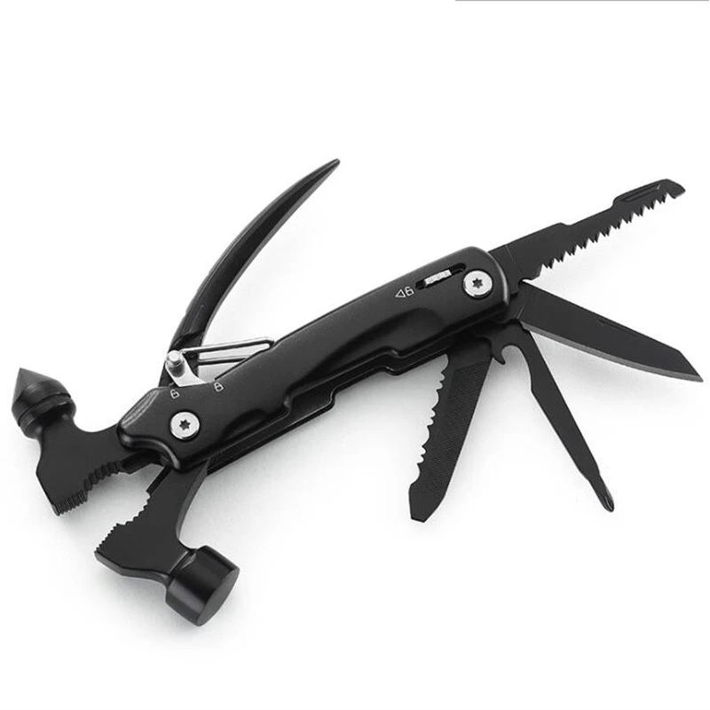 Multitool  Multi-functional Car Safety Hammer Portable Pliers Kit Stainless Steel Multi Tools for Car Emergency Escape Camping