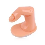 Nail art plastic practice fake finger model artificial fingernails with gum