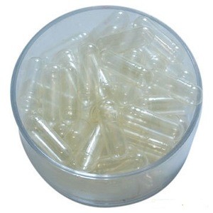 Natural hard gelatin empty capsule