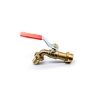 nature brass color lever iron handle wall mounted 3/4