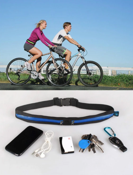 neroprene foldable custom waterproof outdoor sport elastic best running belt waist bag