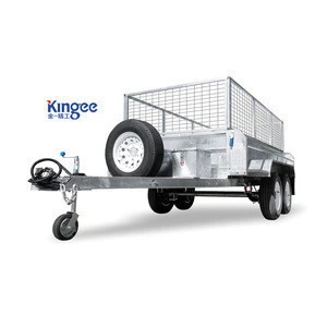 New 10x5 Tandem Box Trailer 600mm Cage Fully Welded Galvanised Atm 3500kg