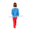 New Arrival Fashion Women Winter Lounge wear, Contrast Color Pajama Set,Embroidered Loving-Heart Pajamas