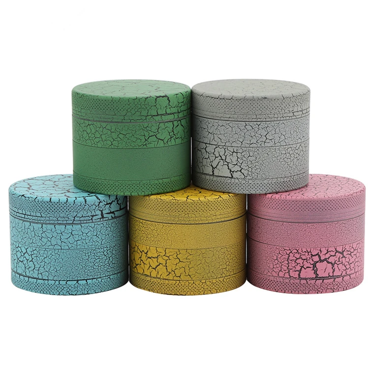 New arrival popular high quality  crack paint grinder zinc alloy tobacco weed grinder herb smoking accessories