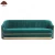 Import New Arrive Home Furniture Modern Design Italian Style I Shape Velvet Stainless Steel Legs Sofa Set from China