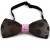 Import New brown wooden wedding gifts for men spot bow tie from China