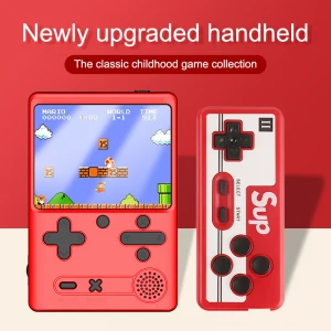 New color portable handheld game console with 800 games in one can be double