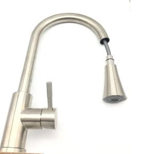 New deck mount 304 Stainless Steel pull down sink kitchen faucet