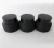 Import New design 15g small frost black cosmetic jar, 1/2 oz matte black container with wide open mouth from China