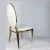 Import New Design banquet chair gold Luxury stainless steel wedding chairs Dining Stainless Steel Chair from Pakistan
