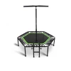 new design indoor fitness children safety kids round jumpingbed mini trampoline