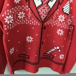 New Design Plain British Long Sleeve Lapel cardigan Mens Cardigan Sweaters