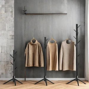 New Design Wooden Coat Rack for Home Modern Storage Organizer