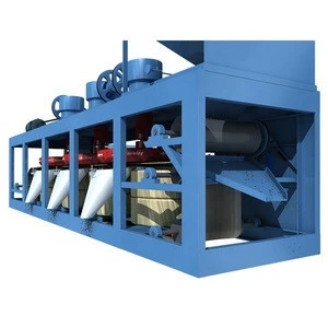 New designed high effect rare earth ore separation machine belt type three-disc dry magnetic separator for sale