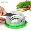 New Kitchen Gadget Quick Cutter Chopper Kitchen Tool Best Salad Maker Salad Cutter Bowl