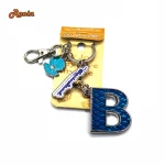 New Listing High Quality Folk Art Animal Zinc Alloy Plated Custom Metal Keychain