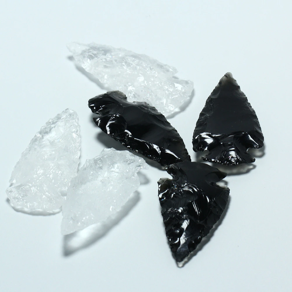 New Product Hand Carved Crystal Natural Stones Crystal Indian Arrow Shaped For Gift