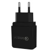 New Quick Charge QC3.0 Single Port Free OEM Logo Printing Worldwide Universal Travel Adaptor Plug Charger USB Power Adapter