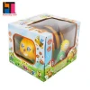 new style 12 wheels battery operated cartoon tip car light up popular kids toys with bee design