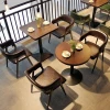New style wood designs dining table restaurant furniture coffee table