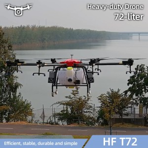 New Technology 72L Payload Agro Dron Agricola 75kg GPS Uav with Fpv Camera 72 Litre Agriculture Spraying Drone for Crop