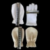 newborn gloves white baby 100% cotton 0-6 month soft no scratch mittens