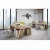 Import Newest design wooden modern office table used office wall partitions from China
