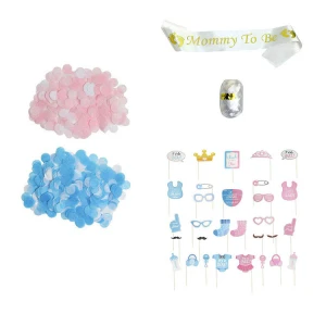 Nicro 67 PCS Birthday Decorations Boy or Girl Baby Shower Kit Gender Reveal Party Supplies