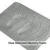 Non Slip Flannel Fleece Memory Foam SBR Back Bath Mat