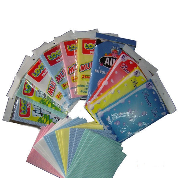 non-woven spunlace disposable cleaning cloths for household