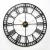 Import Nordic Extra Large Wrought Iron Vintage Roman Numeral Quartz Classical Wall Clock Design from China