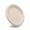 Oasis Bagasse tableware sugarcane compostable biodegradable party plate compostable  biodegradable plates