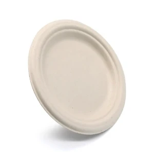 Oasis Bagasse tableware sugarcane compostable biodegradable party plate compostable  biodegradable plates