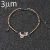Import ODM Copper Bracelet for women Real Gold Plated Custom Zodiac 12 Sign Knit Adjustable Bracelet Delicate Valentine Birthday Gift from China