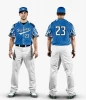oem custom digital sublimated free design baseball uniform set