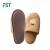 Import OEM disposable hotel supply one time use make customized logo towel hotel slipper from China