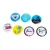 Oem Mini Custom Size 37mm 44mm 58mm  Round Heart Plastic Pin Button Badge