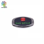 OEM ODM Fashion Bag Accessories Making Metal Embossed Name Plate Logo Tag, Custom Engraved Metal Brand Logo Labels accessories F