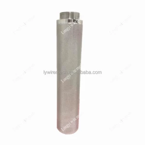 Oil filter sintered stainless steel steel metal spargers/0.02 0.05 micron 1micron 2um stainless sintered filter