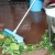 Optional length flexible plastic 47cm soft blue Industrial cleaning floor Scrub Brush with handle