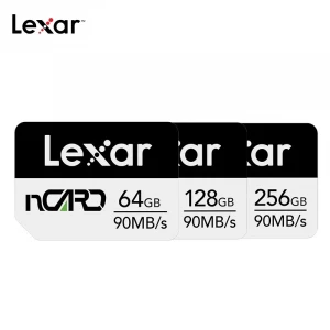 Original Lexar nCard 64GB 128GB 256GB Nano Card High Speed Flash Phone Memory Card Max 90MB/s NM Card For Huawei P30 Mate 20