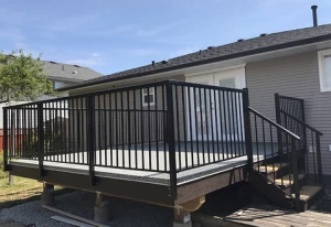 Outdoor deck aluminum railing balcony railing