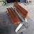 Import Outdoor metal leisure Steel Bench Street Seat Garden Chair Park Bench from China