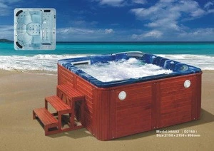 Outdoor spa pool large hot tub
