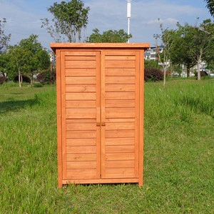 outdoor Wooden  waterproof Garden Storage Shed Tool House for sale Garden Cabinets Storage house