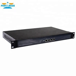 Partaker R18 Mikrotik Firewall Server Network Firewall Security Service Appliance with Quad Core J1900 4 Ethernet Ports