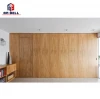Partition solid wood sliding folding door partition wooden accordion doors
