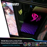 PC Case Panel RGB, Light Board Backplate For Video Card/PSU/HDD Chasis Decoration Modding, Gamer DIY Customized,Support M/B SYNC