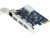 Import PCIE USB 3.0 3 Port Adapter Card with 10/100/1000 Mbps RJ45 Gigabit Ethernet lan Port from China